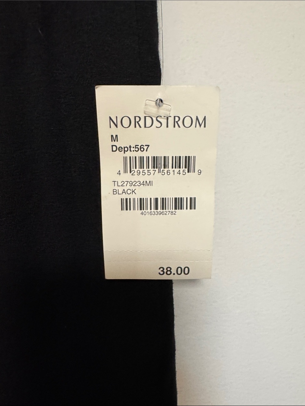 Nordstrom Black Pencil Midi Skirt - Sleek Straight Silhouette - Picture 3 of 3